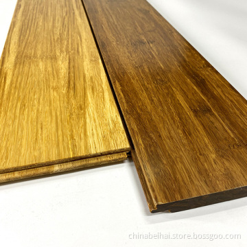 Strand woven bamboo flooring click lock carbonized color